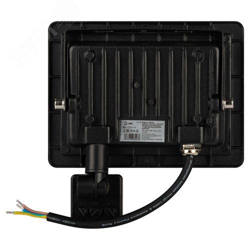 Прожектор светодиодный ДО-50 Вт 6500К 4000 ЛмIP65 200-240В регулируемый ИК-датчик черный 50w холодный корпус LPR-042-2-65K-050 - фото 4