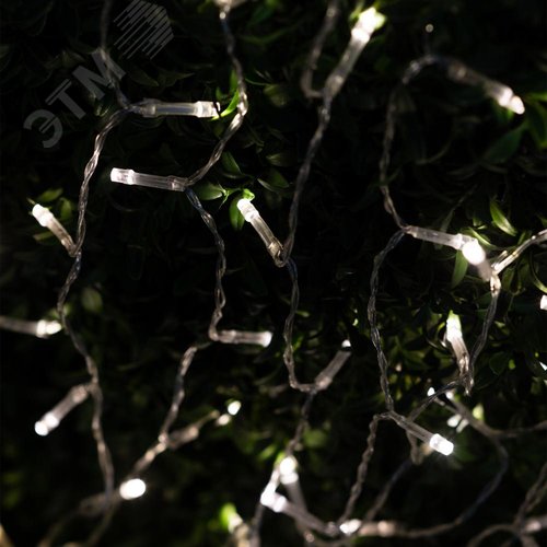 Гирлянда садовая на солнечной батарее Занавес 1,5*1,5 метра, 192 LED ERASF22-41 - фото 9