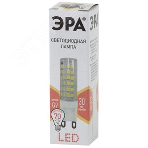Лампа светодиодная LED 7 Вт 560Лм 2700К капсула теплый G9 170-265В LED JCD-7W-CER-827-G9 Standart - фото 2