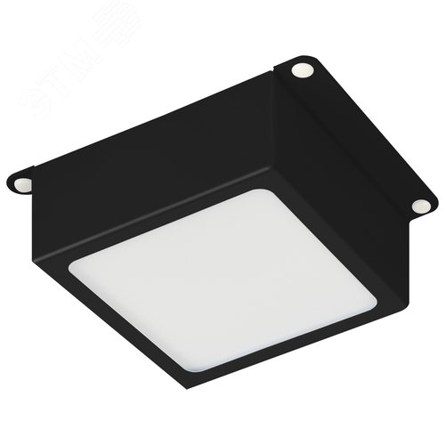 Светильник светодиодный ДВО-36Вт 3420Лм 5000К 89х89мм ГРИЛЬЯТО 100х100 домино черный 6 кубиков драйвер SPO-646-3-5K-B6 - фото 3