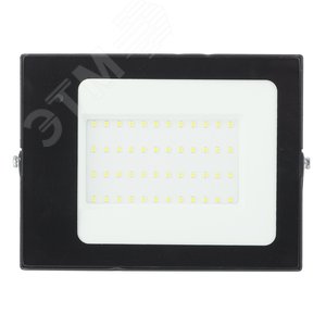 Прожектор светодиодный ДО-50 Вт 6500К 3500 ЛмIP65 200-240В встроенный датчик движения черный 50w холодный корпус LPR-041-1-65K-050 - фото 3