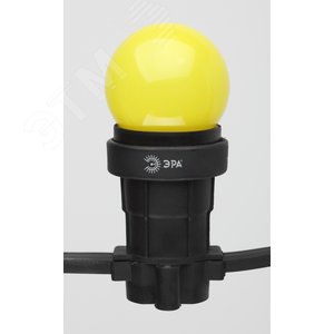Лампа светодиодная для Белт-Лайт диод. шар, желт., 4SMD, 1W, E27 ERAYL45-E27 LED Р45-1W-E27 Б0049576 ЭРА - 4