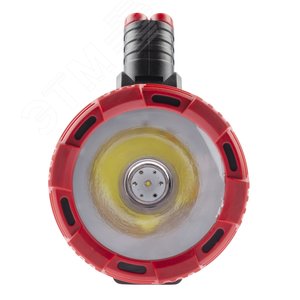 Фонарь светодиодный прожекторный PA-704 [10W SMD+ боковой COB, литиевый акк 6000мАч/ 3,7V, IP65, microUSB - фото 7