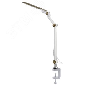 Светильник настольный светодиодный NLED-496-12W-G на струбцине золото - фото 8