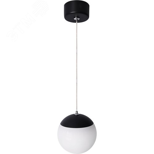 Изображение товара Светильник подвесной (подвес) потолочный шар черный ADELAIDA PL35 BK G9 (шт)
