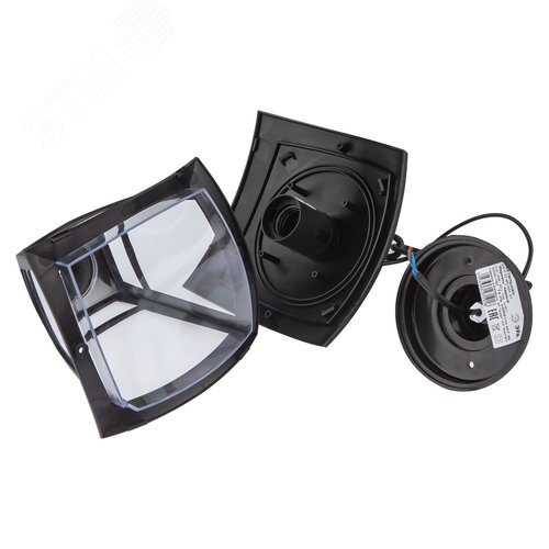 Светильник садово-парковый НСУ 07-40-001 Марсель черный 4 гранный подвесной IP44 Е27 max60Вт - фото 3