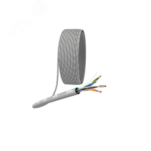 Изображение товара Кабель витая пара U/UTP 4x2x24 AWG Cat5e CU PVC 305м U-4-PVC (м)