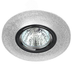 Светильник точечный декоративный cо светодиодной подсветкой, прозрачный DK LD1 WH ЭРА Б0018775 ЭРА - 3