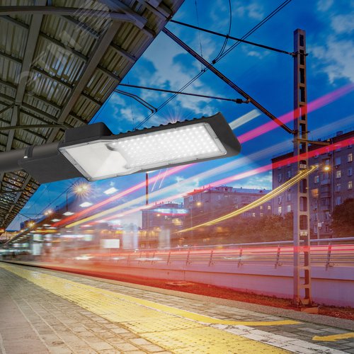 Светильник уличный светодиодный ДКУ 100Вт 5000К 10000Лм КСС Ш 48мм SPP-503-0-50K-100 - фото 12