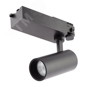 Светильник трековый трёхфазный SТR-30-36-30K-B20 узкий луч 3000K черный - фото 1