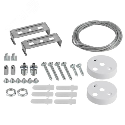 Светильник линейный светодиодный 24Вт 4000K 2400лм 50х1180х55 белый подвесной SML-20-WB-40K-W24 - фото 9