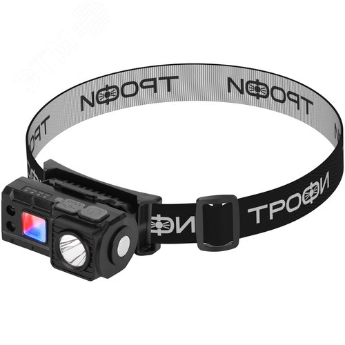 Фонарь налобный светодиодный Трофи GA-102 аккумуляторный 3 Bт сенсорное управление магнит клипса 5 режимов - фото 4
