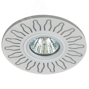 Светильник точечный декоративный cо светодиодной подсветкой MR16, 220V, max 11W, белый DK LD31 WH ЭРА Б0036500 ЭРА - 2