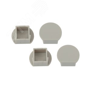 Набор заглушек для профиля LF281, 4 глухие круглые (500/24000) - фото 1