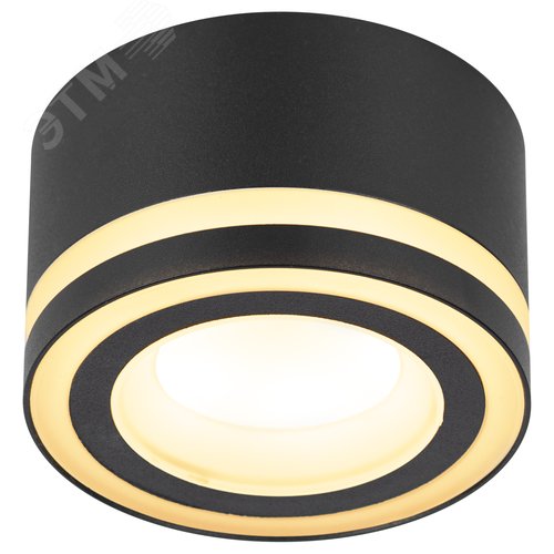 Светильник настенно-потолочный спот OL51 BK GX53 IP20 черный - фото 2