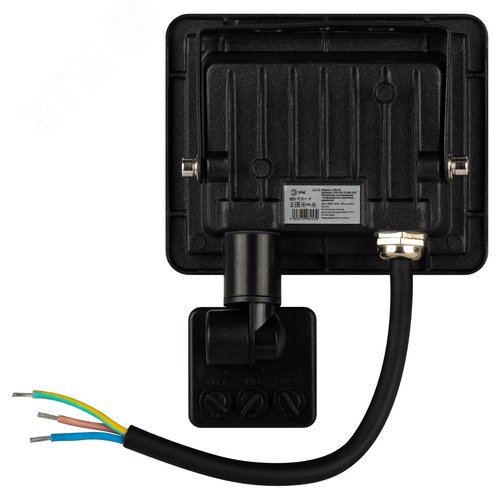 Прожектор светодиодный ДО-20 Вт 6500К 1600 ЛмIP65 200-240В регулируемый ИК-датчик черный 20w холодный корпус LPR-042-2-65K-020 - фото 4