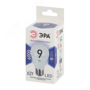 Лампа светодиодная LED 9 Вт 720Лм 6000К груша холодный E27 170-265В LED A60-9W-860-E27 Standart - фото 2