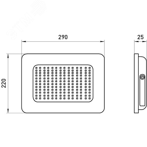 Прожектор светодиодный ДО-150 Вт 15000 Лм 4000К IP65 LPR-023-0-40K-150 - фото 9