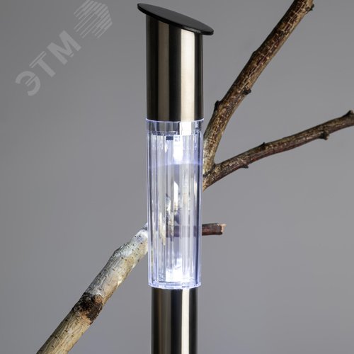 Светильник уличный Стиль на солнечной батарее холодный белый высота 70 см 1 LED ERASF23-16 - фото 5