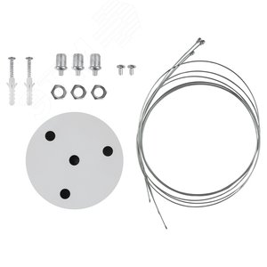 Светильник подвесной светодиодный 30Вт 2100Лм 4000К IP40 600х80 белый Geometria Delta SPO-153-W-40K-030 драйвер внутри - фото 7