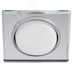 Светильник встраиваемый со светодиодной подсветкой DK LD50 MR GX53 зеркальный - фото 1