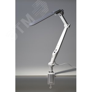 Светильник настольный светодиодный NLED-496-12W-W на на струбцине белый - фото 4