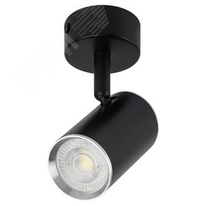Изображение товара Светильник настенно-потолочный спот OL35 BK MR16 GU10 IP20 черный, хром (шт)