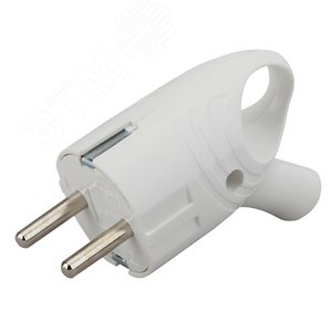 Изображение товара Вилка с/з угловая с кольцом 16 A белая 24/480/5760 Vx4-W (шт)