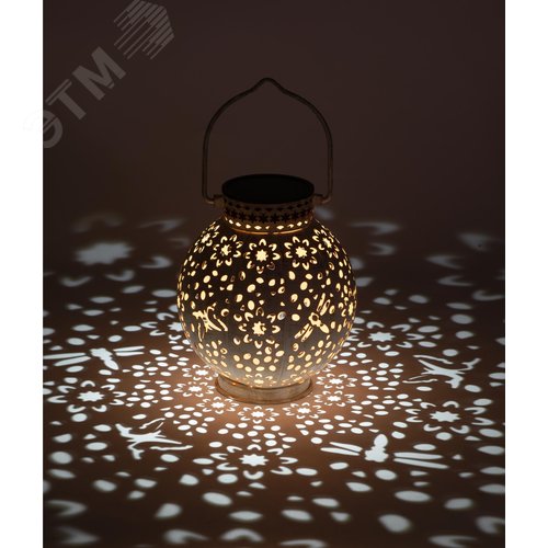 Светильник уличный ERASF22-59 на солнечной батарее садовый Амфора d 15 см - фото 2