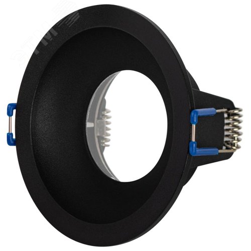 Светильник встраиваемый влагозащищенный под лампу MR16/GU5.3 (в комплект не входит) IP44 черный матовый WR4 SBK - фото 12