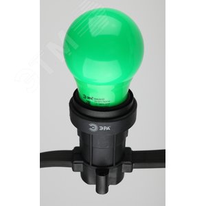 Лампа светодиодная для Белт-Лайт диод. груша зел., 13SMD, 3W, E27 ERAGL50-E27 LED A50-3W-E27 Б0049579 ЭРА - 4