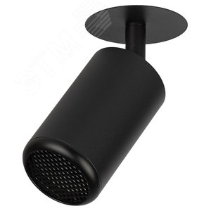 Светильник встраиваемый алюминиевый KL106 BK MR16 GU5.3 черный матовый - фото 1