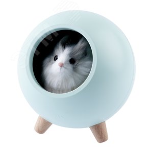 Ночник детский - светильник светодиодный NLED-468-1W-GR хомяк зеленый - фото 5