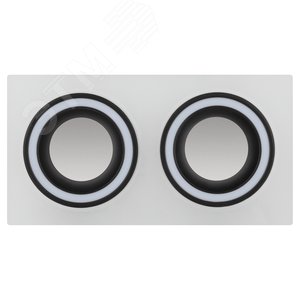 Светильник встраиваемый декоративный DK92 WH/BK MR16/GU5.3 белый/черный - фото 4