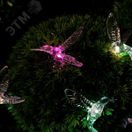 Гирлянда садовая ERASF22-26 Колибри на солнечной батарее 3.8 метра - фото 12