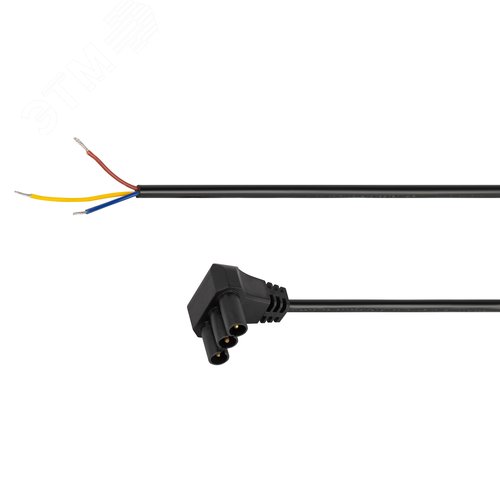 Шнур сетевой SML-AC-3-CABLE-1.5m-B длина 1500мм для светильников SML-30 - фото 2