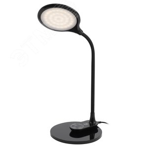 Светильник настольный светодиодный NLED-498-10W-BK светодиодный с основанием черный - фото 7