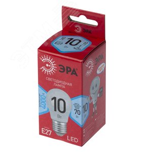Лампа светодиодная LED 10 Вт 800Лм 4000К шар нейтральный E27 220-240В LED P45-10W-840-E27 Red Line - фото 2