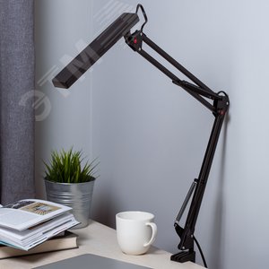 Светильник настольный NLED-507-8W-BK светодиодный на струбцине чёрный - фото 9