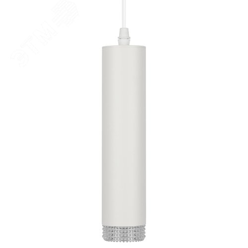 Светильник подвесной (подвес) PL18 WH/CL MR16 GU10 потолочный цилиндр белый, прозрачный - фото 4