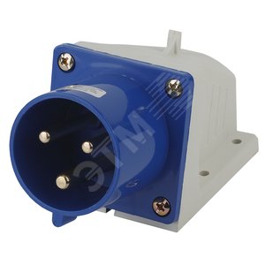 Изображение товара Вилка стационарная 523 2Р+РЕ 32А 220В IP44 (10/60/960) VS-32-2P-PE-IP44 (шт)