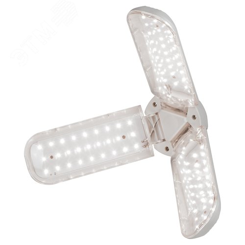 Фитолампа для растений светодиодная FITO-24W-Ra90-E27-FOLD 3-х лепестковая полного спектра 24 Вт Е27 - фото 7