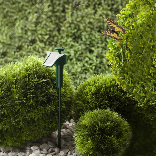 Светильник садовый на солнечной батарее ''Порхающая бабочка'', пластик, цветной, 42 см SL-PL42-BTF - фото 4