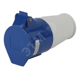 Изображение товара Розетка переносная 223 2Р+РЕ 32А 220В IP44 (10/60/1440) R-32-2P-PE-IP44 (шт)