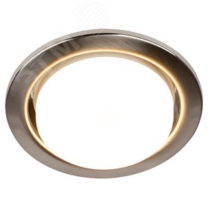 Светильник встраиваемый KL35 SN /1 (к) под лампу Gx53 220V 13W сатин никель (80/1680) - фото 4