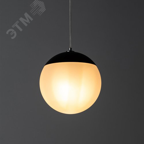 Светильник подвесной (подвес) потолочный шар черный ADELAIDA PL35 BK G9 - фото 9