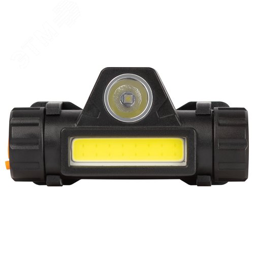 Фонарь налобный светодиодный Трофи GA-101 аккумуляторный 3 Вт COB + 3 Вт LED 2 режима магнит - фото 4