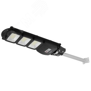 Светильник консольный на солнечной батарее, SMD, с кронштейном,60W,с датчиком движения, ПДУ, 1000lm, 5000К, IP65 - фото 1