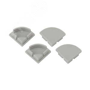 Набор заглушек для профиля CAB280, 4 глухие круглые (500/15000) - фото 1