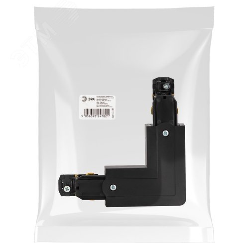 Коннектор для трехфазного шинопровода STR-30-B-CN-LE LE угловой наружный черный - фото 6